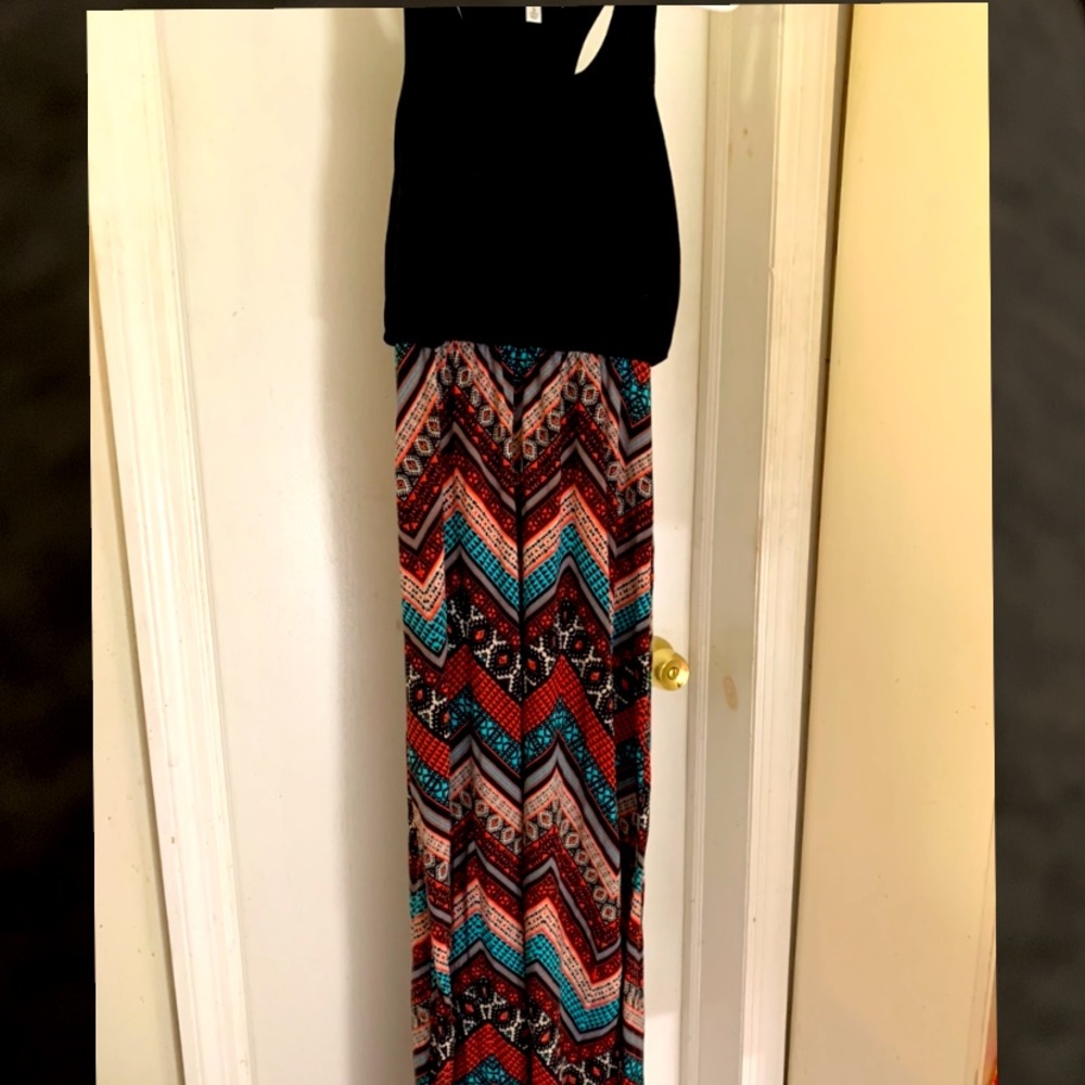 tribal maxi dress